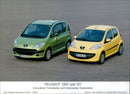2005 Peugeot 1007 and 107 - Vintage Photograph