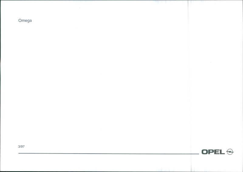 Opel Calibra - Vintage Photograph