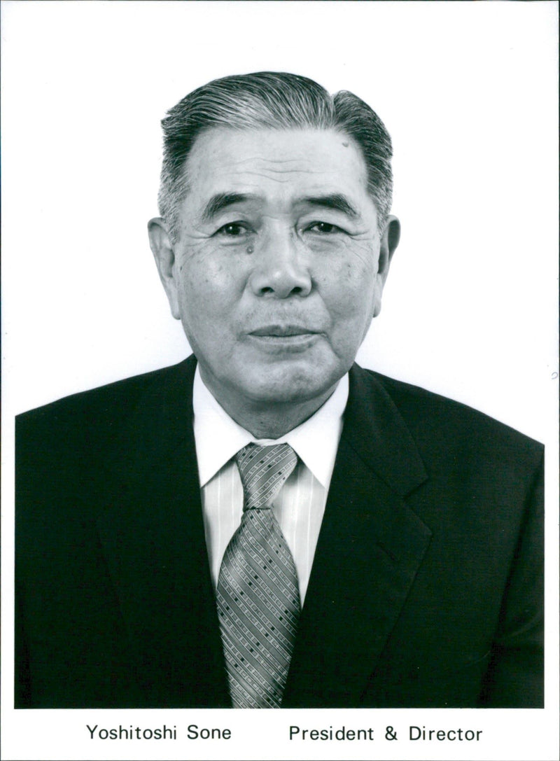 Yoshitoshi Sone of Mitsubishi - Vintage Photograph