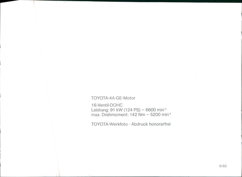 Toyota - Vintage Photograph