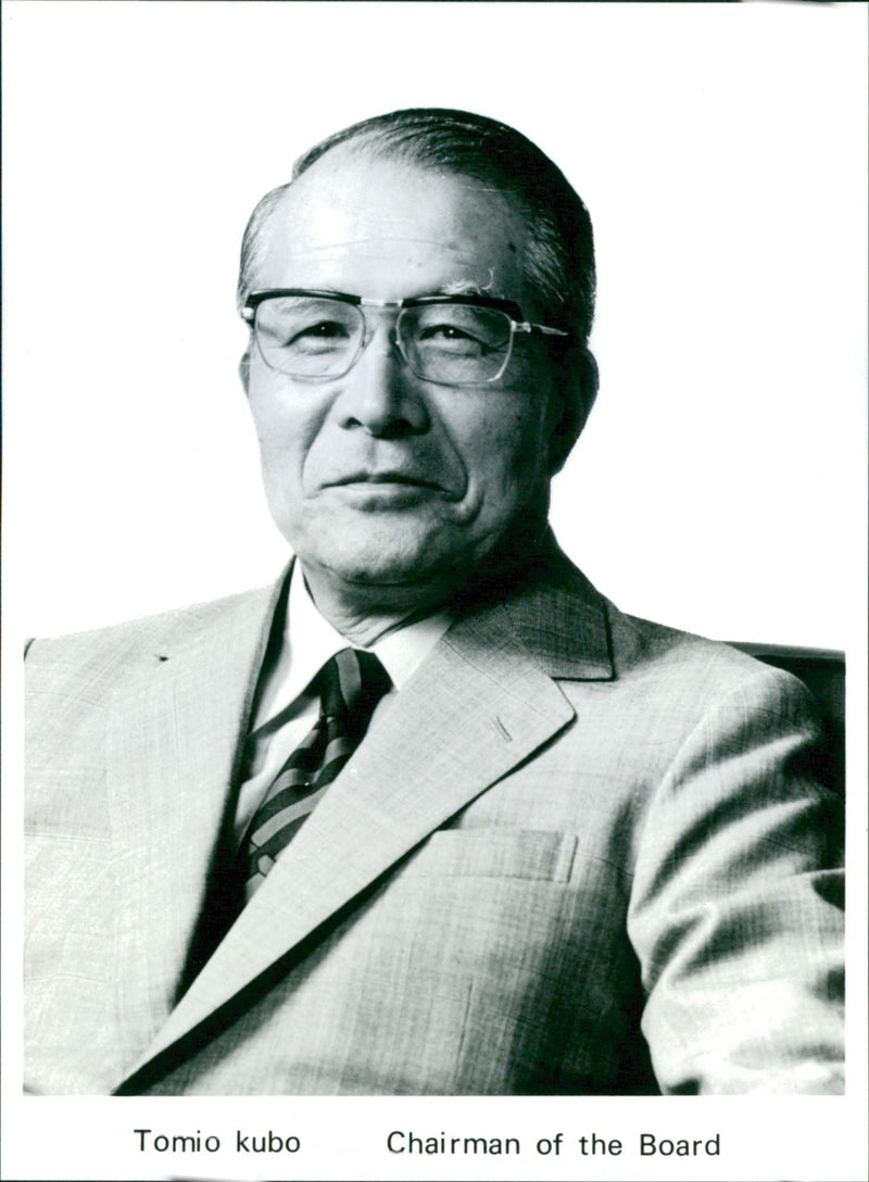 Tomio Kubo of Mitsubishi - Vintage Photograph