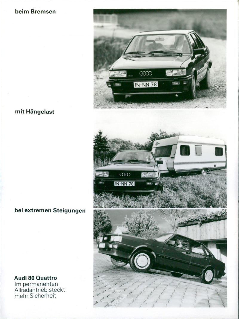 1983 Audi 80 Quattro - Vintage Photograph