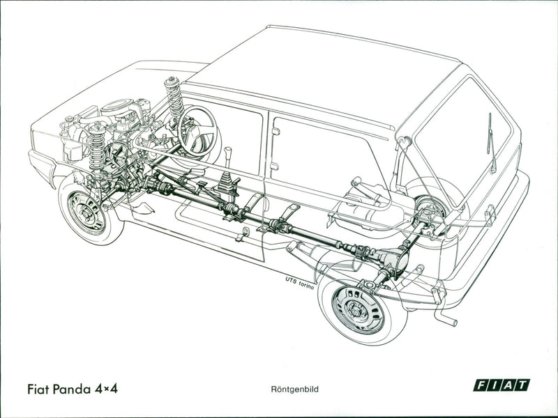 Fiat Panda 4 × 4 - Vintage Photograph