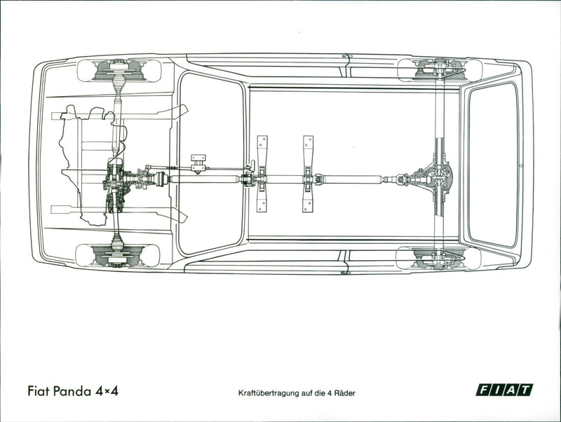 Fiat Panda 4 × 4 - Vintage Photograph