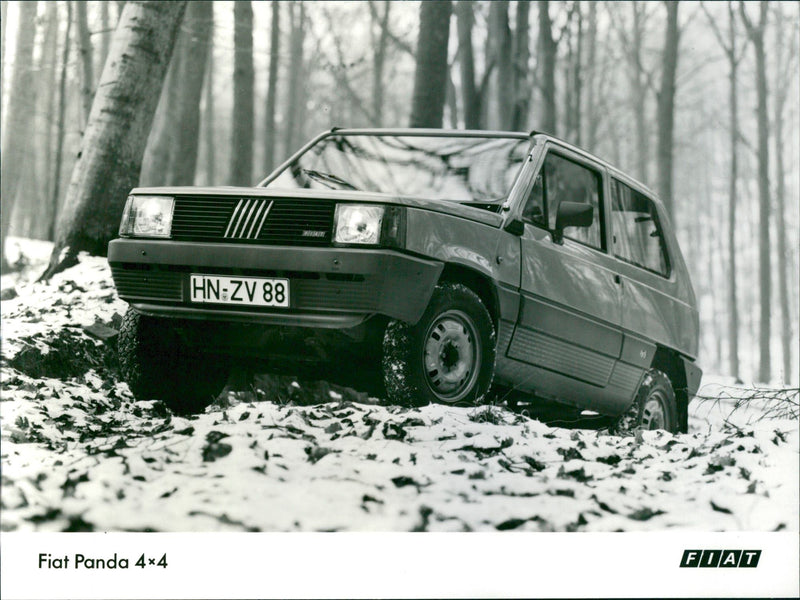 Fiat Panda 4 × 4 - Vintage Photograph