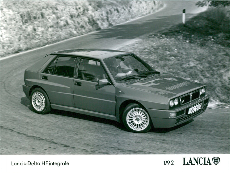 1992 Lancia Delta HF integrale - Vintage Photograph
