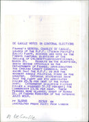 Charles De Gaulle - Vintage Photograph