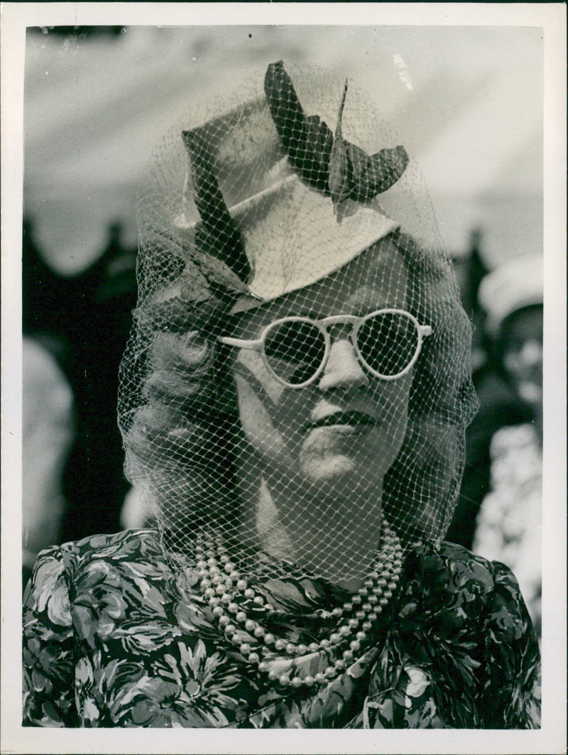 Mrs. W. Bolton at the Henley Regatta - Vintage Photograph