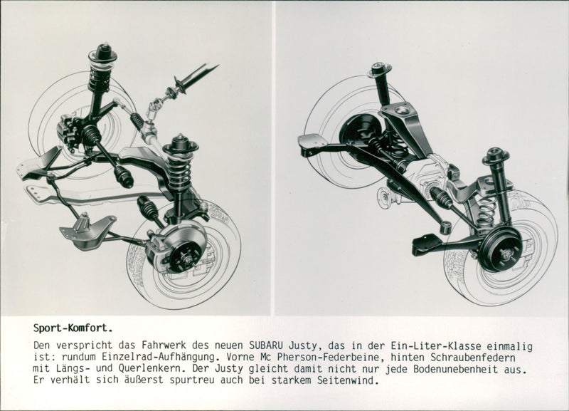 1984 Subaru Justy - Vintage Photograph