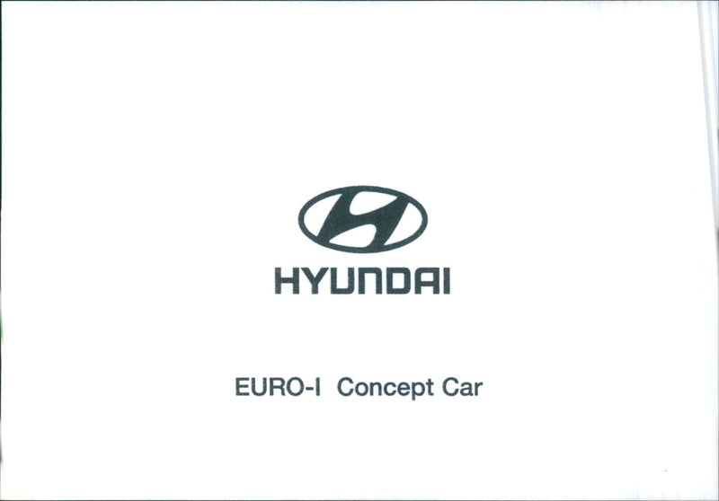 1998 Hyundai Euro-I Concept - Vintage Photograph