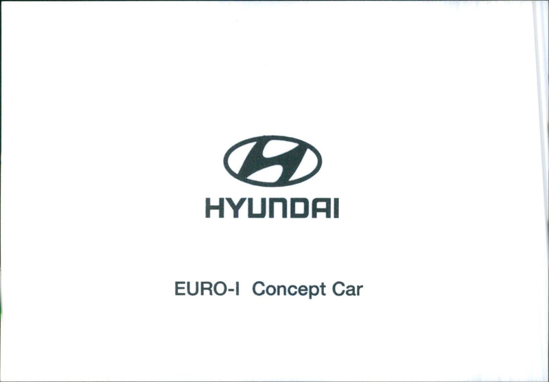 1998 Hyundai Euro-I Concept - Vintage Photograph