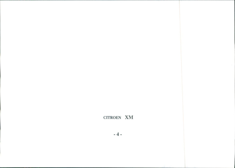 1989 Citroen XM - Vintage Photograph