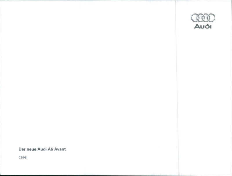 1998 Audi A6 Avant - Vintage Photograph