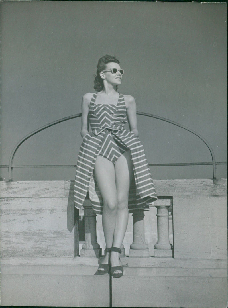 Fashion swimsuit - Vintage Photograph