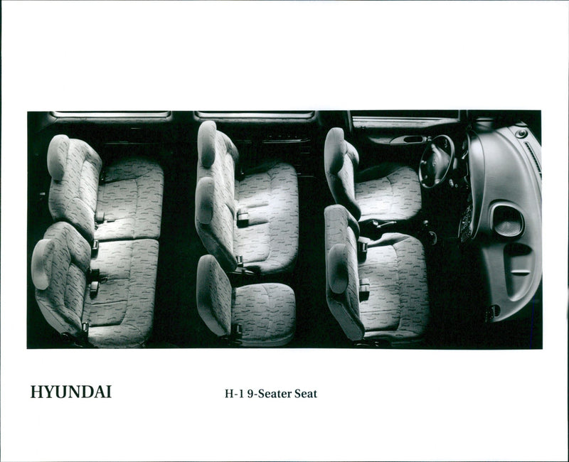 1997 Hyundai H-1 9-Seater Seat - Vintage Photograph