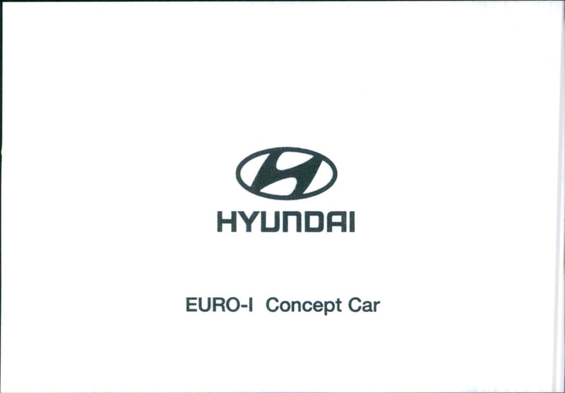 1998 Hyundai Euro-I Concept - Vintage Photograph