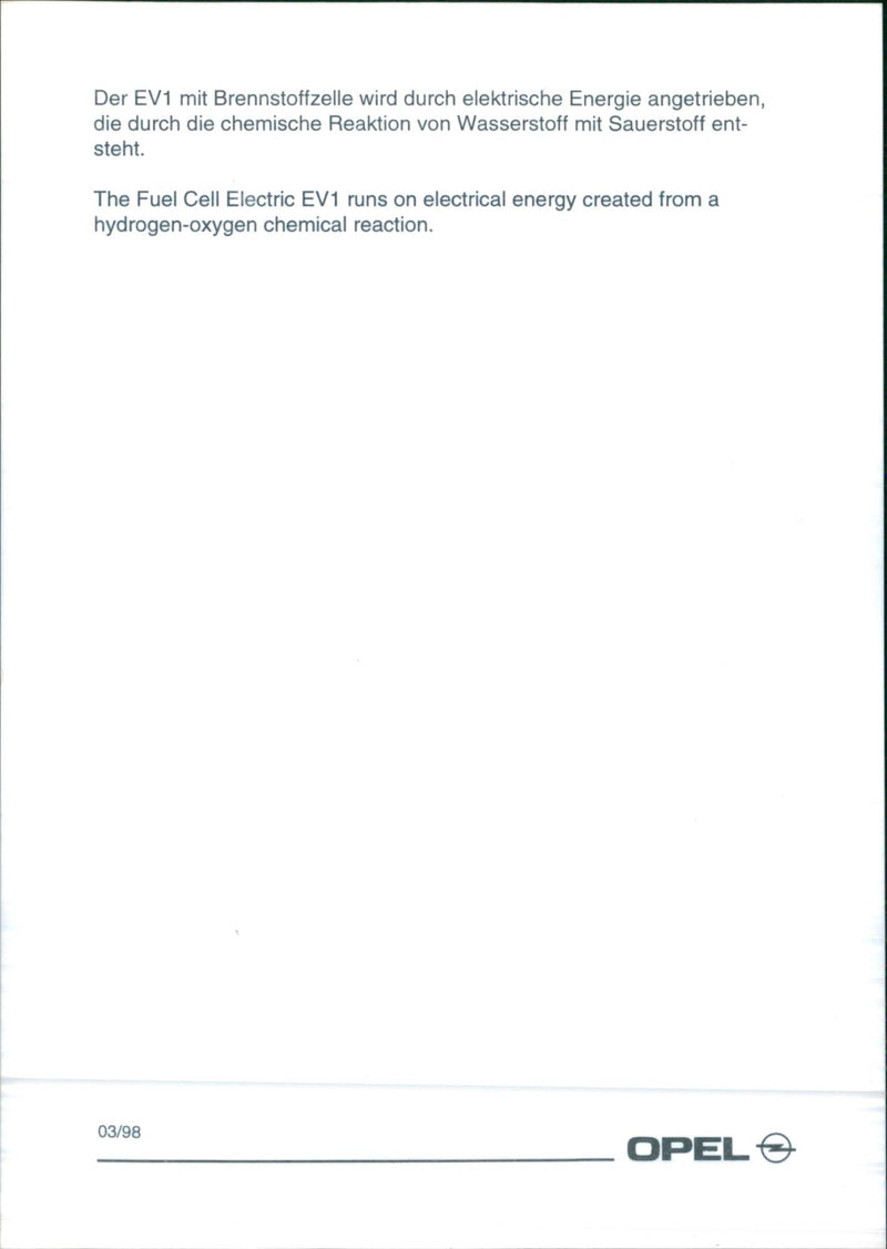 1998 Opel - Vintage Photograph