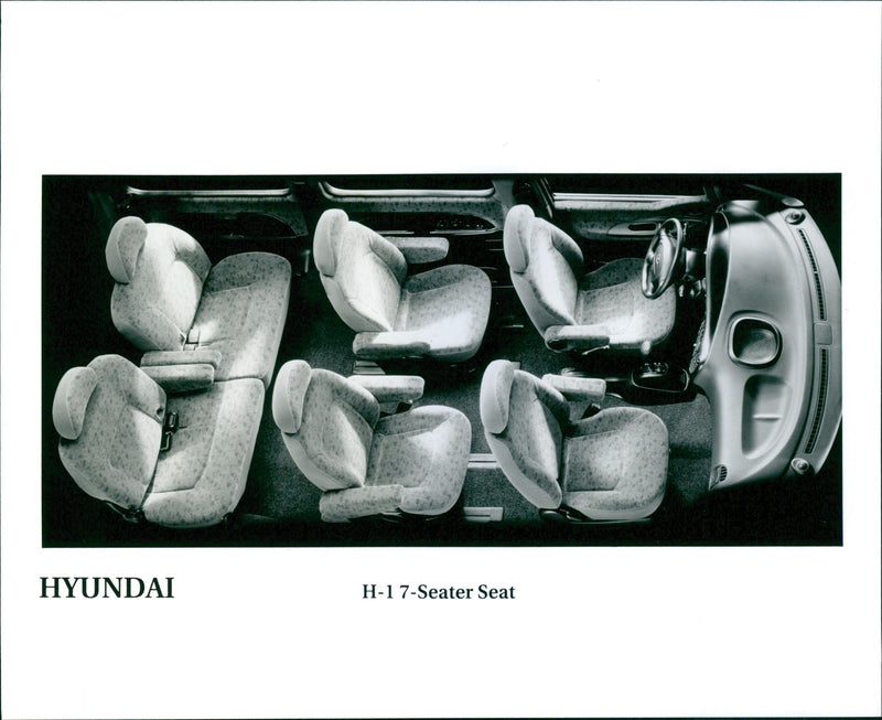 1997 Hyundai H-1 7-Seater Seat - Vintage Photograph