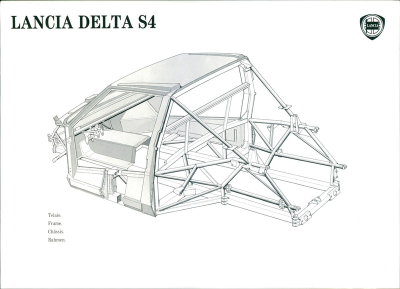 Lancia Delta S4 - Vintage Photograph