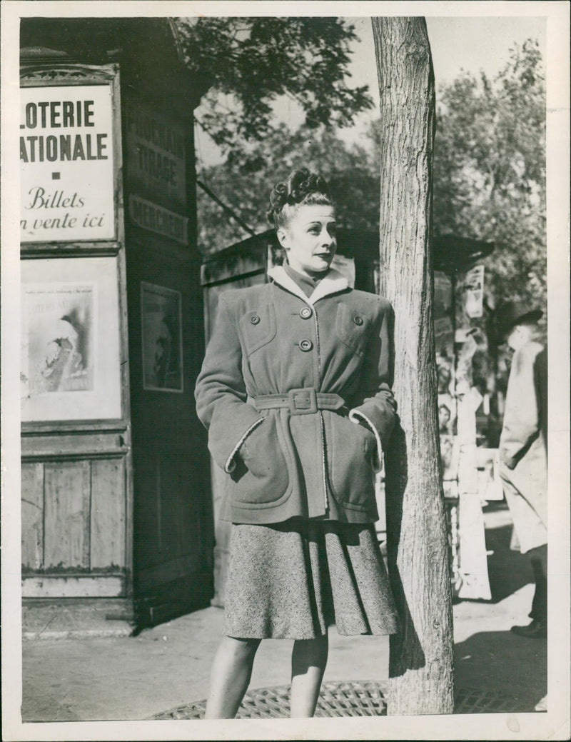 Fashion overcoat - Vintage Photograph