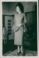 Woman modeling fashion - Vintage Photograph