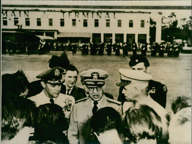 U.S. Chiefs of Staff in Frankfurt - Vintage Photograph
