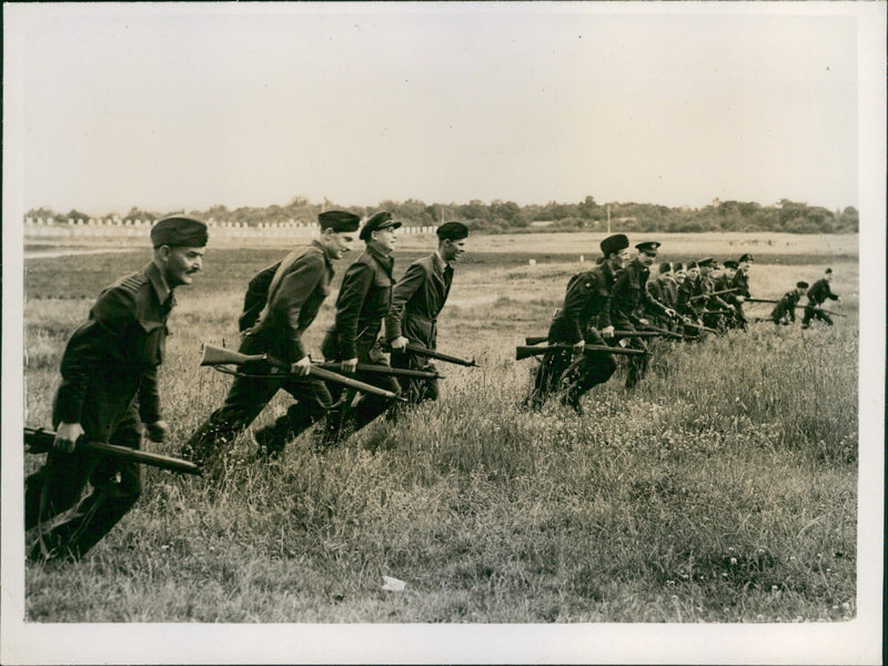 Navy and R.A.F. Rifle Meeting at Bisley - Vintage Photograph