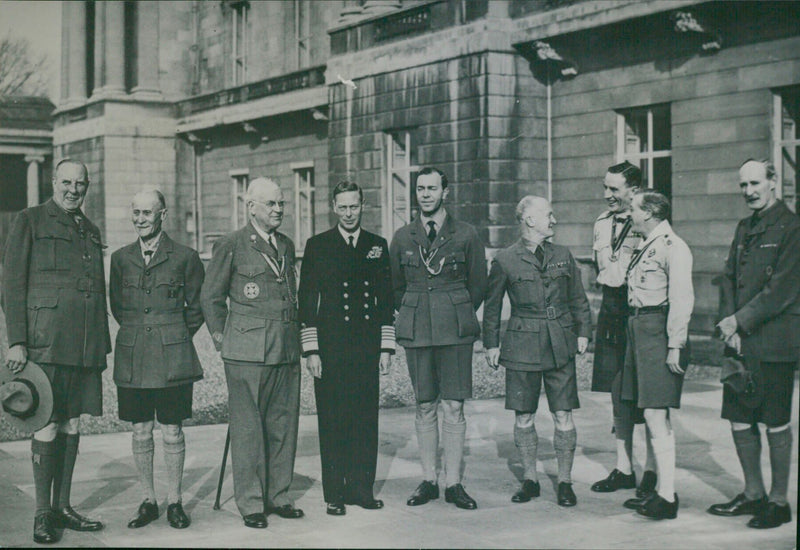 J. Lafout, Gustav Adelf, Lord Rewallen, Ove Heln - Vintage Photograph