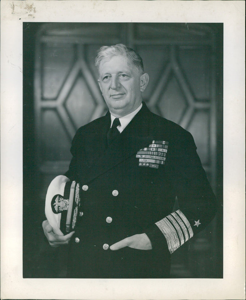 A general in full official attire - Vintage Photograph