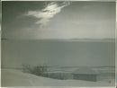Winter landscape at the sea - Vintage Photograph