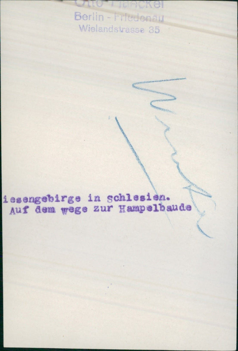 Silesian winter landscape - Vintage Photograph