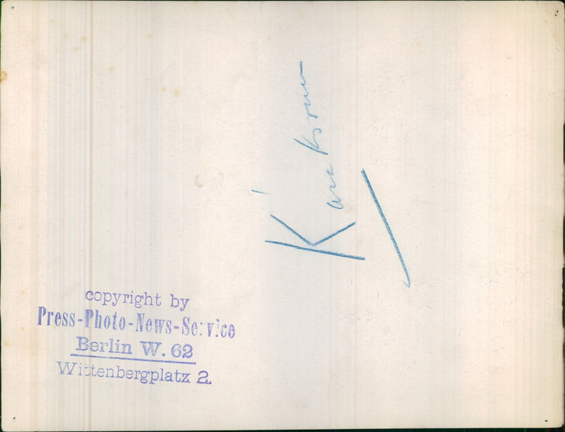 Mountaineers climbing in snowy mountains - Vintage Photograph