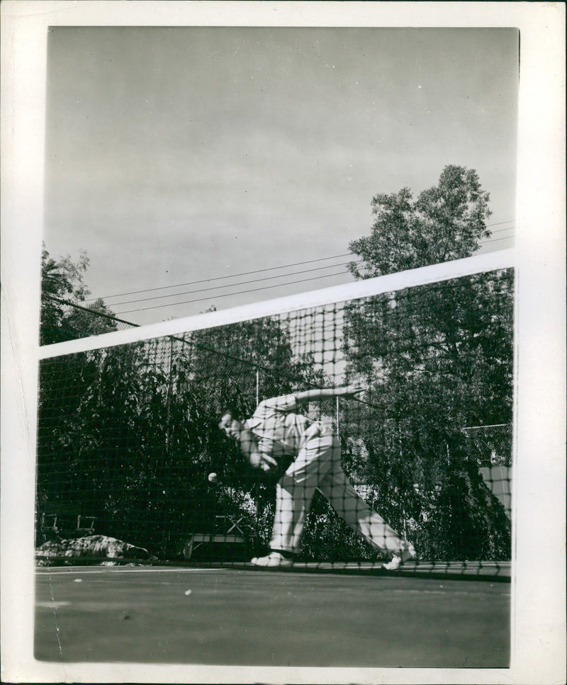 Tennis match - Vintage Photograph