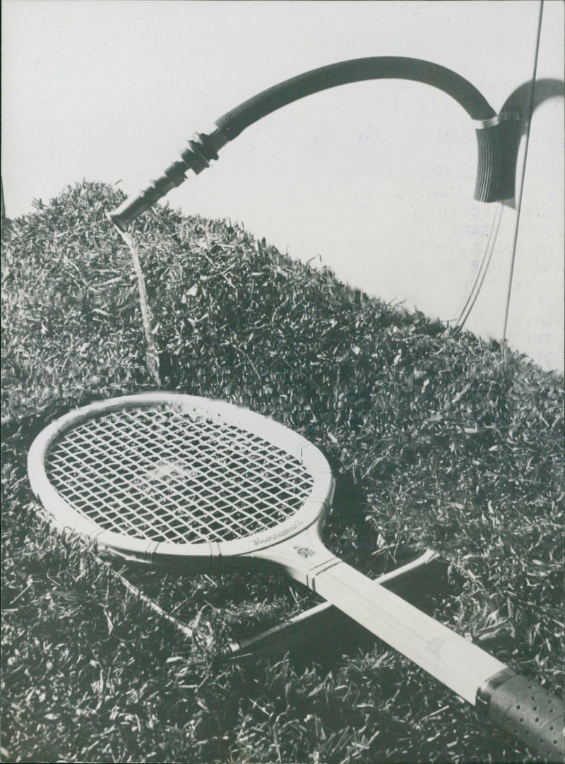 Tennis racket - Vintage Photograph