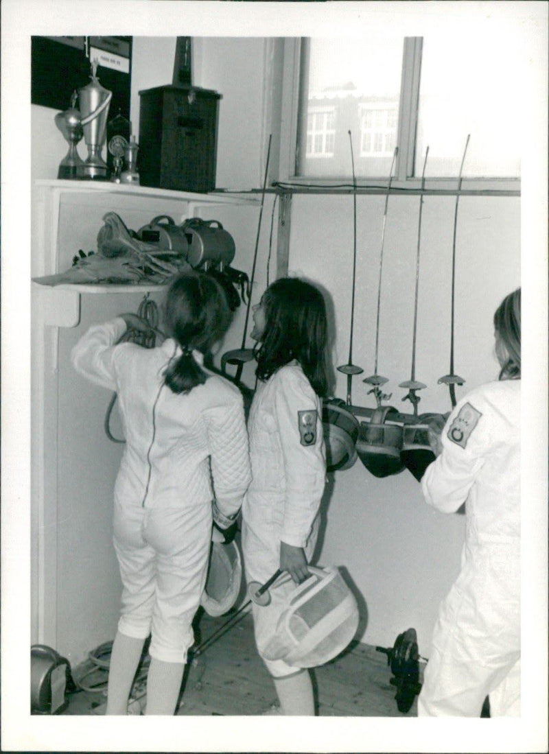 Fencing - Vintage Photograph