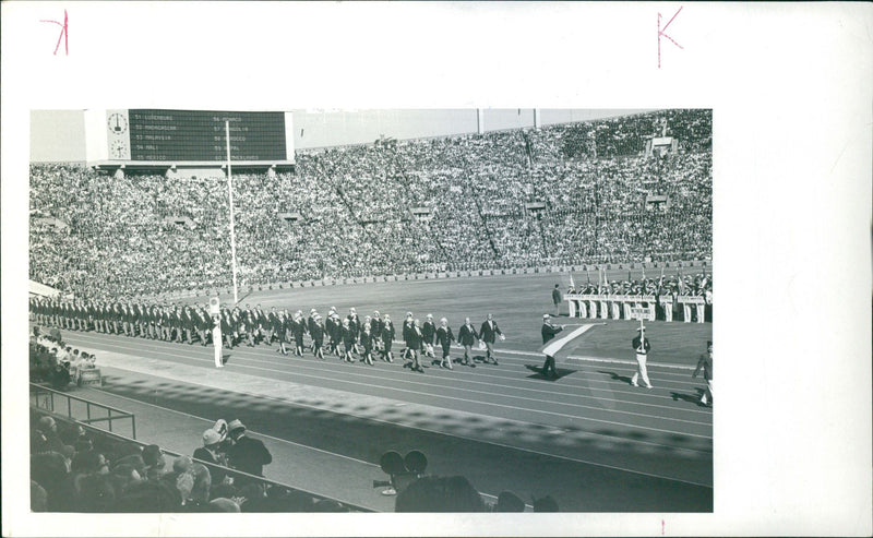 Opening Olympic Games - Vintage Photograph