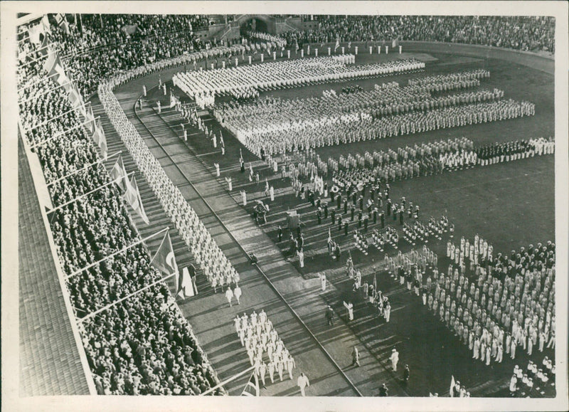 Opening Olympic Games - Vintage Photograph