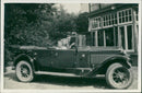 Uncle and cousins in the fast wagon - Vintage Photograph