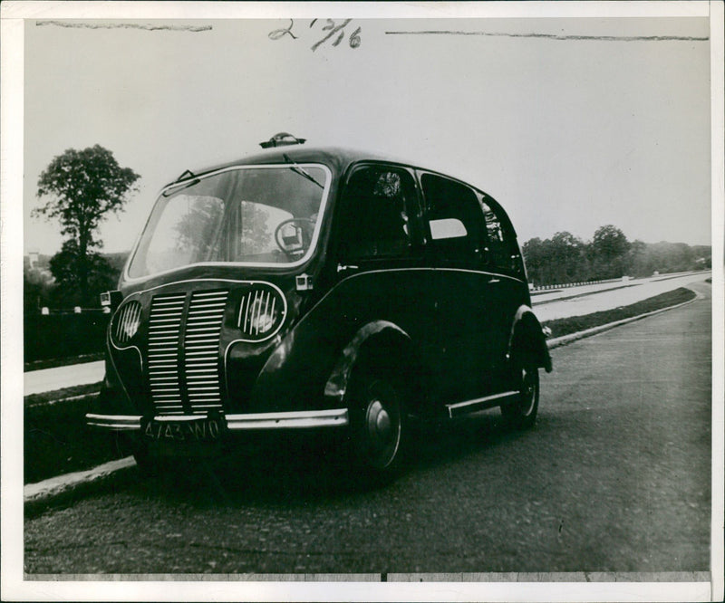Black van. - Vintage Photograph