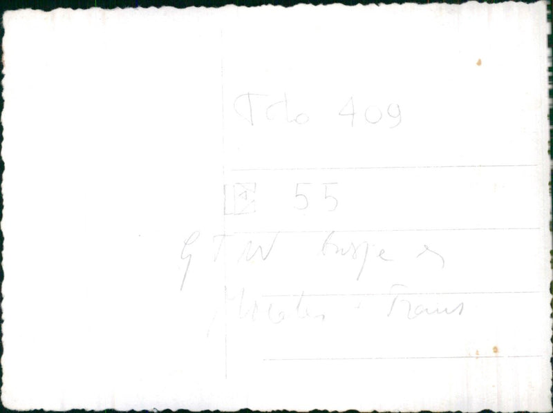 Antique bus. - Vintage Photograph