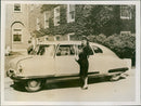 Glass car designed by William B. Stout. - Vintage Photograph