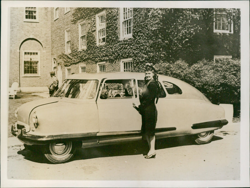 Glass car designed by William B. Stout. - Vintage Photograph