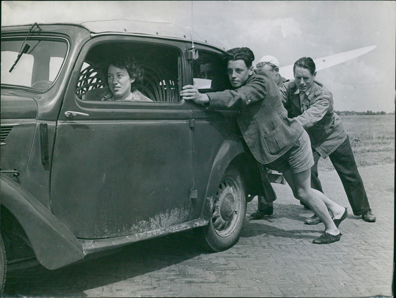 Antique car - Vintage Photograph