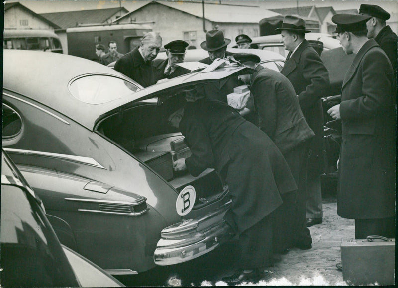Antique car from Belgium - Vintage Photograph