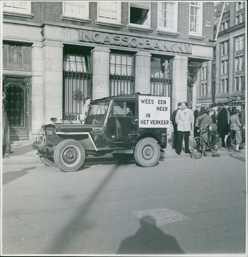 A vintage jeep - Vintage Photograph