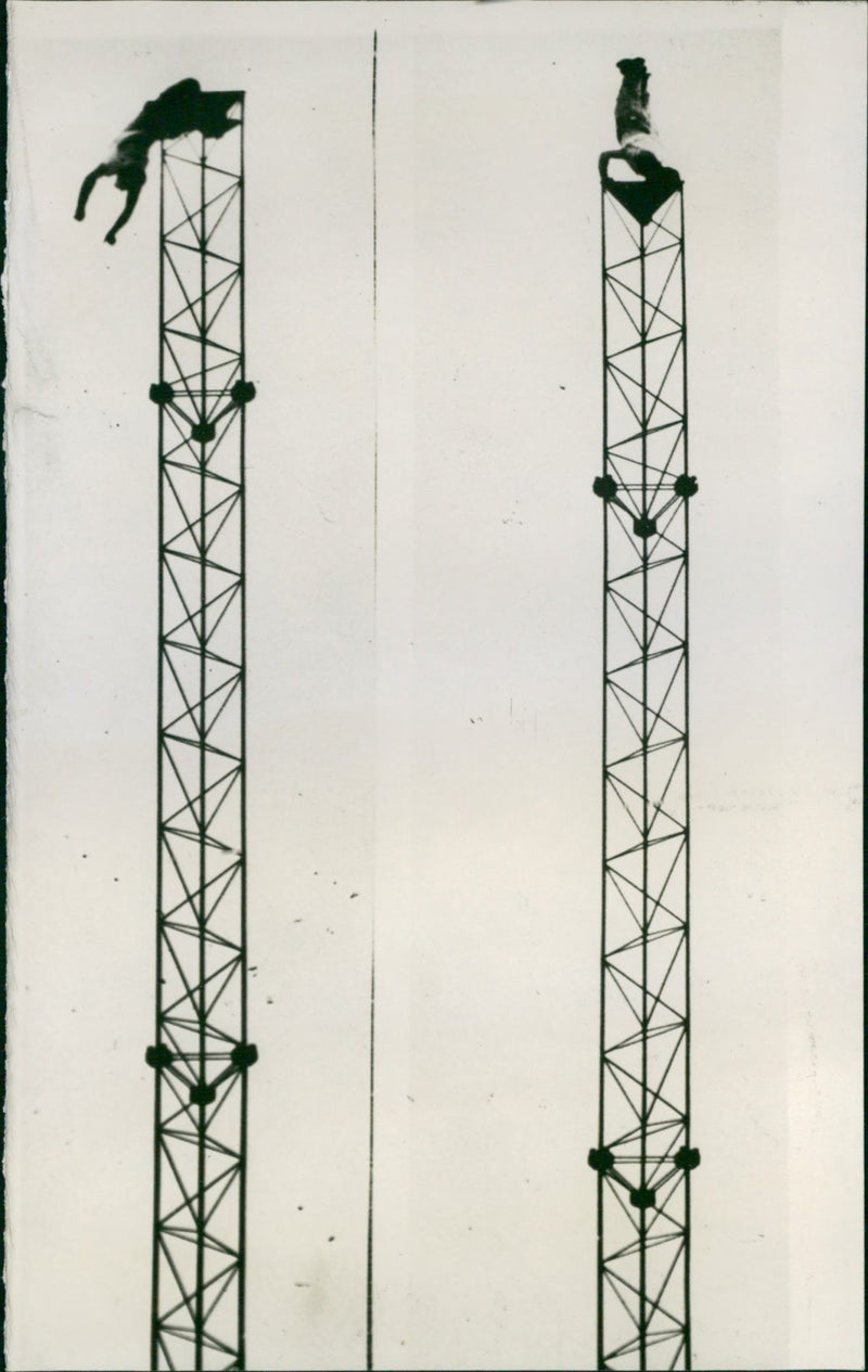 German Trapeze Artists - Vintage Photograph