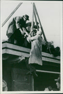 Lending a helping hand - Vintage Photograph