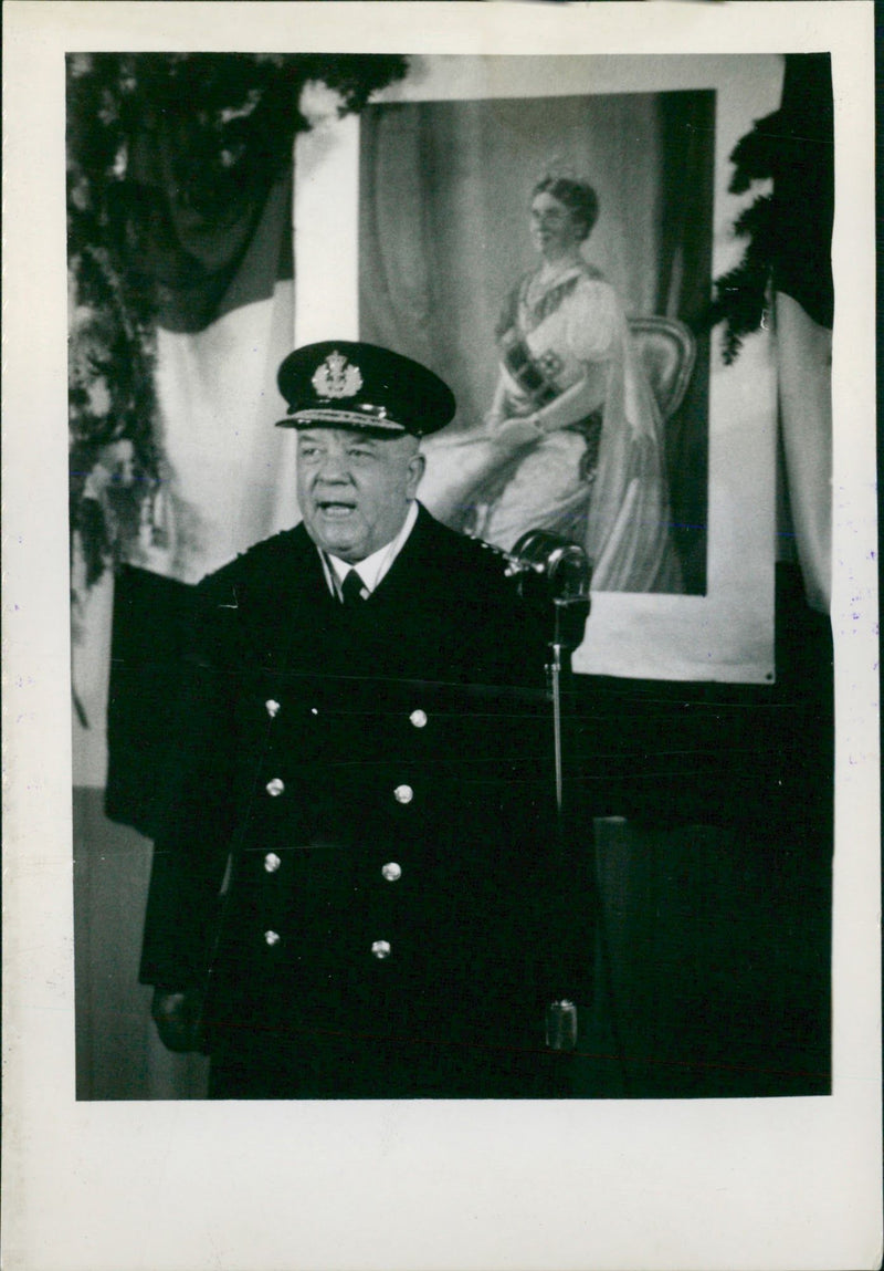 Admiral Helfrien, Commander in Chief - Vintage Photograph
