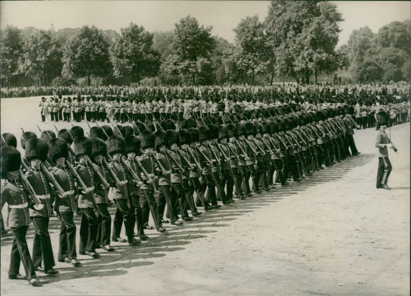 Honour Guards on formation - Vintage Photograph