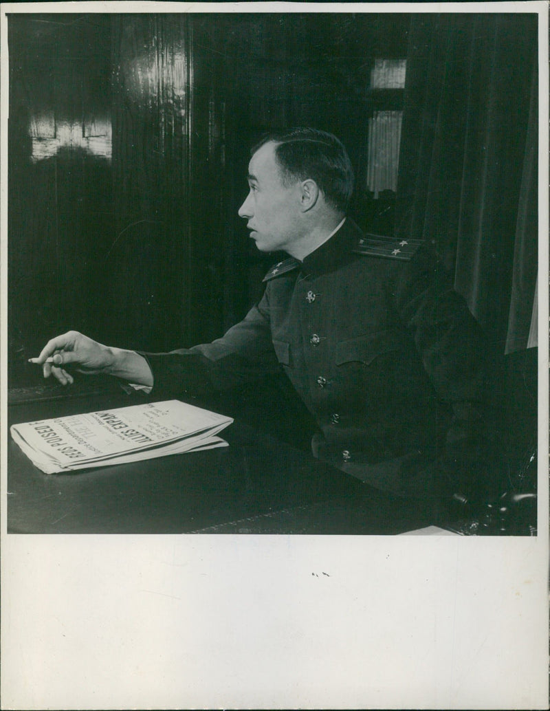 Lieutenant Colonel P. Motinov - Vintage Photograph